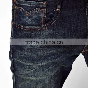 Denim Pocket With Design Jeans Hombre Slim Casual Wear for Men thumbnail-3