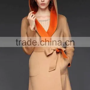 100% Hand Made 100% Wool Winter Women Coat thumbnail-4