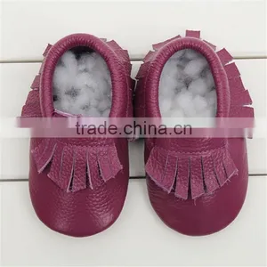 New Baby Tassel Soft Sole PU Leather Shoes Toddler Moccasin 0-24 Months thumbnail-5