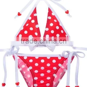 2017 Seaside Fashion Pink Baby Girl Swimsuit Two Pieces Popular Baby Swimsuit thumbnail-2
