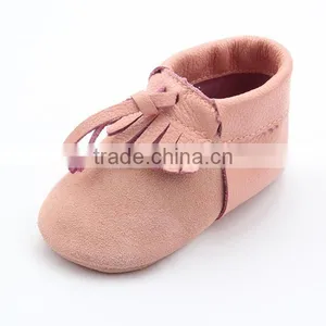 Mix 5 Color Baby Shoes Girl Cute Pink Baby Leather Moccasins thumbnail-2