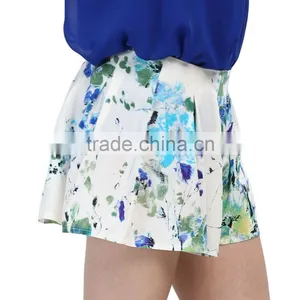 Fashion Short Pants Bottom Women's Trouser Young Girl Floral Shorts for Sale thumbnail-2