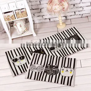 Fashion Design Home Bedroom Bathroom Flannel Floor Carpets Funny Cat Pattern Anti-Slip Floor Mat Carpet 5 Sizes Optional thumbnail-3