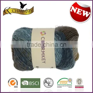 Charmkey Roving Wool Yarn Polyester Blended Yarn Fancy Women Scarf Yarn Melange Yarn thumbnail-1