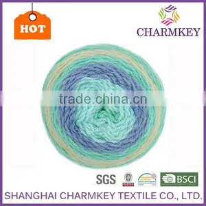 2017 Hot Cake Yarn Washed and Dried Acrylic Wool Yarn Affordable Fancy Knitting Yarn Perfect for Any Season thumbnail-2