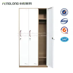 Luoyang Fenglong Factory Directed Sale Metal Storage Cabinet 3 Door Storage Locker thumbnail-3