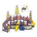 Schools Backyard Outside Metal Plastic Playgrounds Slide Train Equipments thumbnail-1