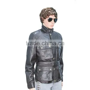 Brown Leather Jacket thumbnail-4