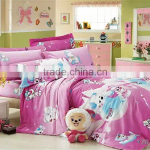 Children's Cartoon Cotton Bedding Set (SDF-2013NCT004-KLTS-PINK) thumbnail-1