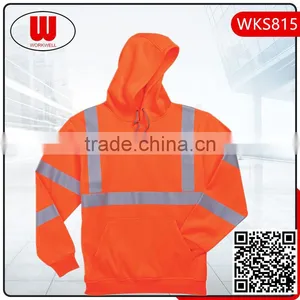 Unisex Fleece Reflective Designer Hoody thumbnail-1