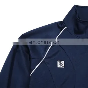 Blank Navy Men Sports Wear Branded Tracksuits thumbnail-3