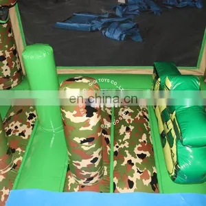 Water Slides With Bouncer Camouflage Inflatable Games Outdoor Games thumbnail-5