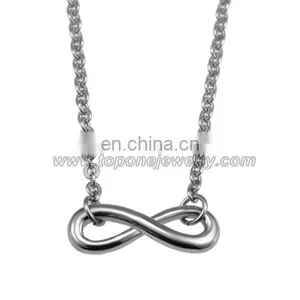 Cheap Wholesale Stainless Steel Infinity Women's Charms Necklaces Wedding Jewelry Gifts thumbnail-5