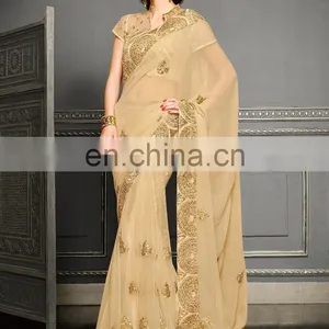 Party Wear Half&Half Saree. thumbnail-4