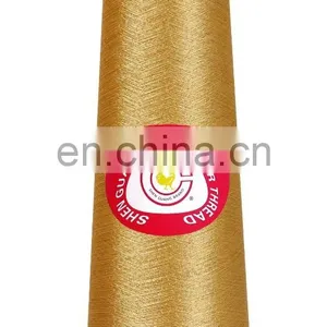 Quality Fluroescent Gold Metallic Embroidery Thread thumbnail-1
