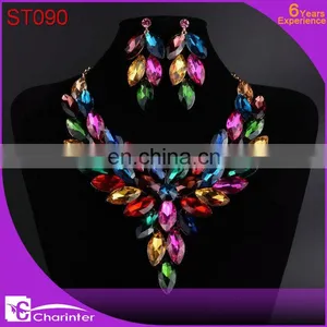 Crystal Beautiful Jewelry Sets Women ST090 thumbnail-1