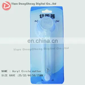 2015 Hotselling Plastic Acrylic Paper Circle Cutter Ones Special for Making 58mm Button Badges thumbnail-5