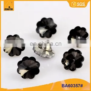 18L Fashion Designer Flower Shape UV Plastic Button BA60357 thumbnail-3