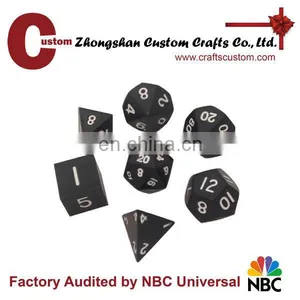 Custom Usa Metal Gamble Dice in Silver Plating thumbnail-5