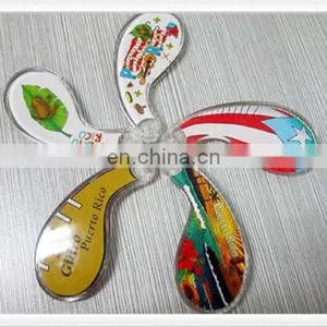 Flabellum Shape With Personally Design Card Inserted Acrylic Keychain thumbnail-1