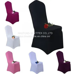 Spandex Hotel Banquet Chair Cover 4 Way Stretch Chair Cover thumbnail-1
