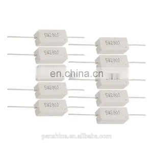 Cement Ceramic 5W 200 Ohm Resistor Temperature Fuse Cement Resistor thumbnail-1