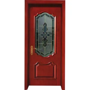 100% Eco-friendly Interior Office Door With Glass Window thumbnail-4