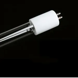 UVC Germicidal Lamp T5 Double Ended Straight Tube Quartz Glass Ceramic Base Ballast G5 253.7nm 185nm thumbnail-4