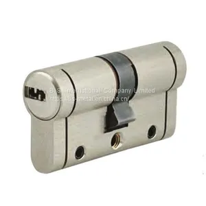 Euro Profile Solid Brass Cylinder With Anti-pick Function and Computer Keys for Mortise Lock thumbnail-3