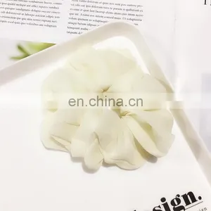 Xugar Hair Accessories Chiffon Hair Scrunchies Solid Elastic Ties Rubber Gum Hair Rubber Ponytail Holder Rope Bands thumbnail-6