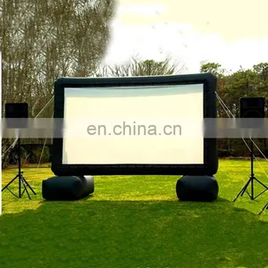 Cheap Nylon Fabric Air Blow Up Portable Screen , Inflatable Movie Screen For Family or Commercial Use thumbnail-6