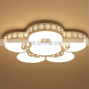 Modern Simple Atmosphere LED Living Room Ceiling Lamp Creative Iron Acrylic Bedroom Study Lighting thumbnail-2