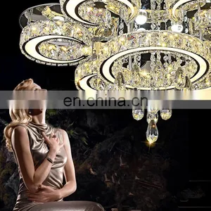 Newest Fashionable Crystal Ceiling Lamp LED Light thumbnail-5