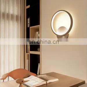 Led Aisle Lights Creative Round Wall Lamp Bedroom Study Bedside Wall Lamp Balcony Corridor Lights thumbnail-3