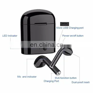 Best Price I7s Tws Earbuds Wireless Earphones 5.0 Headphones Sports Headset Hands Free Earphone With Charging Box thumbnail-3