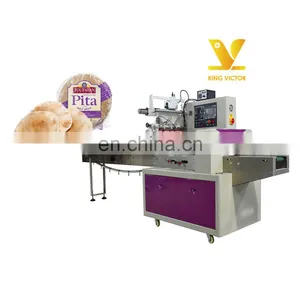 Pillow Baking Arabic Bread Packing Machine Price 0.04-0.08mm Max.320mm 250mm(w) Max.70mm Max.330mm(l) 40-2300bags/min thumbnail-1
