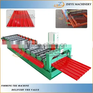Trapezoidal Tile Sheet Roof Wall Panel Cold Forming Machine/Used Metal Roof Sheet Roll Forming Machine thumbnail-2