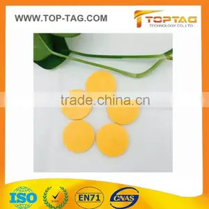 Round Shape Passive Waterproof RFID Laundry Tags Labels thumbnail-1