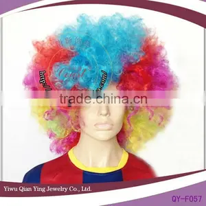 Very Big Rainbow Madagascar 3 Synthetic Afro Wigs thumbnail-1