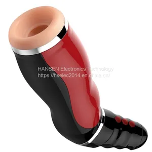 Ergonomics Masturbator Cup With 10 Frequency Vibration for Male Blowjop Machine for Men thumbnail-2