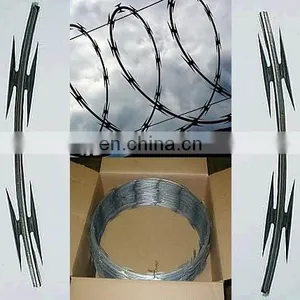 China Manufacture Galvanized Wholesale Razor Barbed Wire Fence/razor Wire thumbnail-5