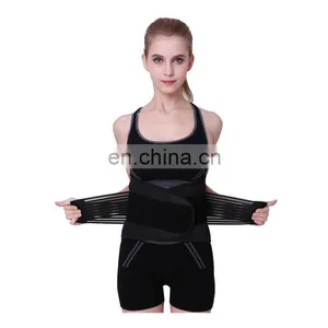 Health Care Warmth Blue And Black Waist Protection Fixed Belt Color Waist Protection Lumbar Back Massage Stretcher Apparatus thumbnail-2