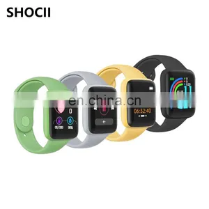 Amazon Hot Sale Smart Watch Y68 New Wrist Bracelet Band Blood Pressure Sport Wristband Fitness Tracker D20 Smartwatch thumbnail-1