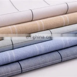 Large Stock Top Quality Smooth Soft Hometextile Plaid Printed Fabric for Dress thumbnail-1