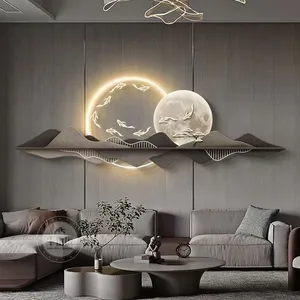 The Living Room Has a Backing Sofa and a Picture of Nine Fishes16 thumbnail-4