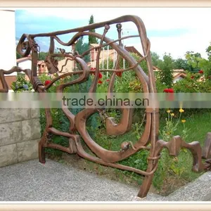 Wrought Iron Fence Panels of Garden Fence thumbnail-1