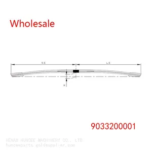 9033200001 Medium Duty Vehicle Front Wheel Spring Arm For MERCEDES BENZ thumbnail-2