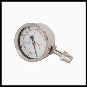 100MM Radial EP Class High Purity Clean Pressure Gauge 1.6FS thumbnail-1