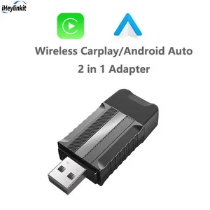Popular Carplay Box Wired to Wireless CarPlay Android Auto 2 in 1 Adapter thumbnail-3