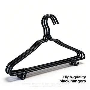 Space Saving Non-slip Metal Hangers Slim Anti-slip Steel Clothes Hangers thumbnail-1